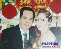 Ảnh đính hôn của Nguyễn Văn Rạng và vị hôn thê