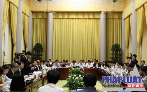 Toàn cảnh Họp báo. Ảnh: VPCTN