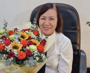 Luật gia Huỳnh Thị Kim Xuyên - nguyên Phó Chủ tịch Hội Luât gia tỉnh Bình Định