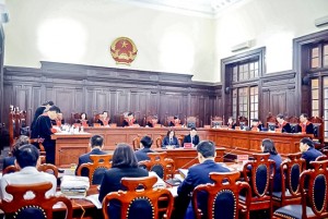 Phiên họp Hội đồng Thẩm phán TANDTC sáng ngày 30/3