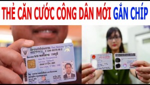 Mẫu dự thảo Thẻ căn cước công dân gắn chịp điện tử