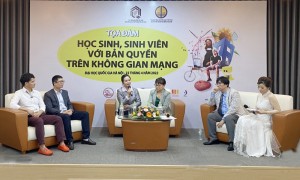 Tọa đàm học sinh, sinh viên với bản quyền trên không gian mạng do Cục Bản quyền tác giả (Bộ Văn hóa, Thể thao và Du lịch) tổ chức tháng 4/2022.