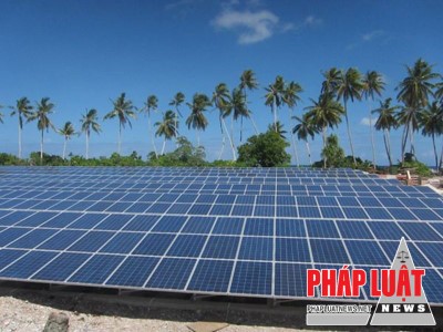 Bình Định sắp có Nhà máy điện năng lượng mặt trời công suất thiết kế 300MW. Ảnh minh họa.