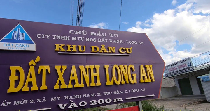 Công ty TNHH MTV Bất động sản Đất Xanh Long An đã tự ý sử dụng tên thương hiệu của Tập đoàn Đất Xanh gây nhầm lẫn cho khách hàng